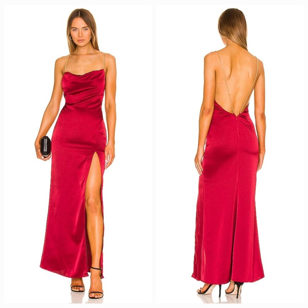 NBD Alessi Gown in Burgundy Small